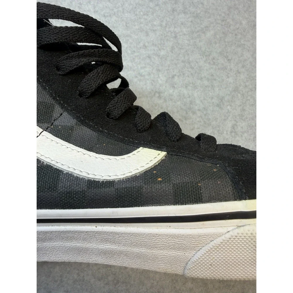Vans Sk8-Hi Vansguard Checkerboard Black Charcoal Mens 11.5 High Top Sneakers